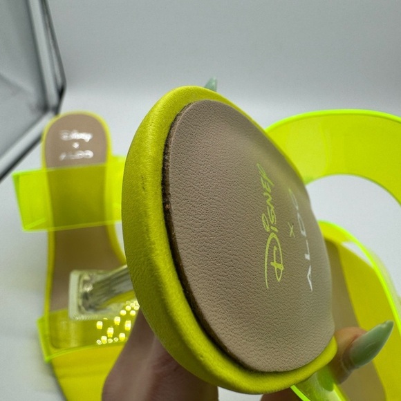 Disney x Aldo Yellow Cinderella Stepsister Jelly Open Toe Heels 7.5 - Picture 10 of 16